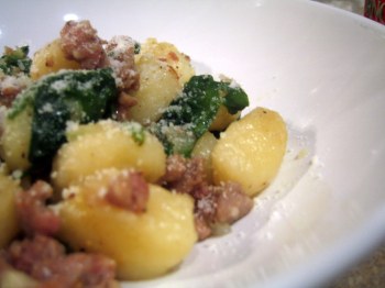 Gnocchi with Sausage & Spinach 2